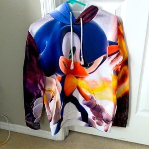 Teen Adult Small Sonic the Hedgehog hoodie
